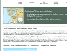 Tablet Screenshot of gambierc.ca